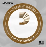 Фото - Струны DAddario Phosphor Bronze Single 20 