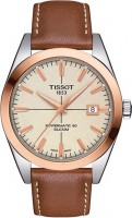 Фото - Наручные часы TISSOT Gentleman Powermatic 80 Silicium Solid 18k Gold Bezel T927.407.46.261.00 