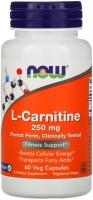 Фото - Сжигатель жира Now L-Carnitine 250 mg 60 cap 60 шт