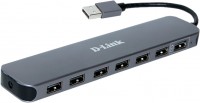 Картридер / USB-хаб D-Link DUB-H7/E1A 