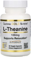 Фото - Аминокислоты California Gold Nutrition L-Theanine 100 mg 30 cap 