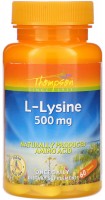 Фото - Аминокислоты Thompson L-Lysine 500 mg 60 tab 