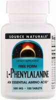 Фото - Аминокислоты Source Naturals L-Phenylalanine 500 mg 100 tab 