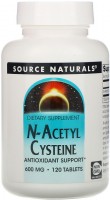 Фото - Аминокислоты Source Naturals N-Acetyl Cysteine 600 mg 30 tab 