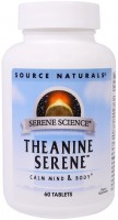 Фото - Аминокислоты Source Naturals Theanine Serene 30 tab 