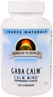 Фото - Аминокислоты Source Naturals GABA Calm 120 tab 
