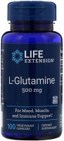 Фото - Аминокислоты Life Extension L-Glutamine 500 mg 100 cap 