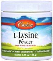 Фото - Аминокислоты Carlson Labs L-Lysine Powder 100 g 