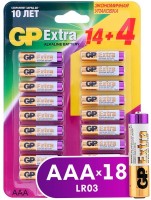 Фото - Аккумулятор / батарейка GP Extra Alkaline  18xAAA (14+4)