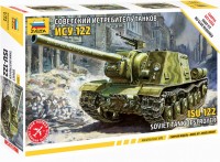 Фото - Сборная модель Zvezda Soviet Assault Gun ISU-122 (1:72) 