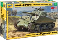 Фото - Сборная модель Zvezda Medium Tank M4A2 Sherman 75MM (1:35) 