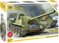 Фото - Сборная модель Zvezda Soviet Tank Destroyer SU-100 (1:72) 