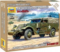 Фото - Сборная модель Zvezda American Armored Personnel Carrier M-3 Scout Car (1:100) 