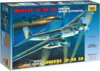 Фото - Сборная модель Zvezda Heavy Night Fighter Junkers Ju-88 G6 (1:72) 