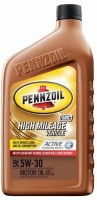 Фото - Моторное масло Pennzoil High Mileage Vehicle 5W-30 1 л