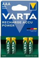 Фото - Аккумулятор / батарейка Varta Rechargeable Accu  4xAAA 800 mAh