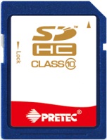 Фото - Карта памяти Pretec SDHC Class 10 16 ГБ