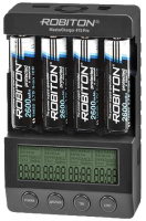 Фото - Зарядка аккумуляторных батареек Robiton MasterCharger 4T5 Pro