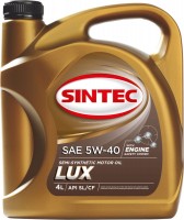 Фото - Моторное масло Sintec Lux 5W-40 4 л