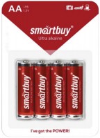 Аккумулятор / батарейка SmartBuy  4xAA Ultra Alkaline