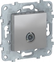 Фото - Розетка Schneider New Unica NU546330 серебристый