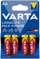 Аккумулятор / батарейка Varta LongLife Max Power  4xAA