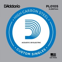 Фото - Струны DAddario Single Plain Steel 0105 