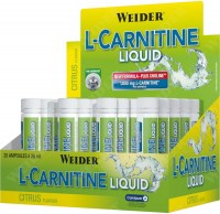 Фото - Сжигатель жира Weider L-Carnitine Liquid 1800 mg 20x25 ml 500 мл
