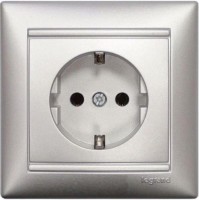 Фото - Розетка Legrand Valena Classic 770123 серебристый