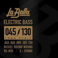 Фото - Струны La Bella RX Nickel Plated 5-String Bass 45-130 