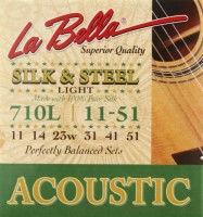 Фото - Струны La Bella Silk and Steel Acoustic 11-51 