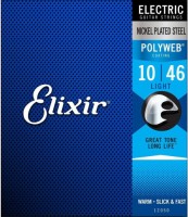 Фото - Струны Elixir Polyweb Anti Rust Steels Electric Light 10-46 