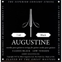 Фото - Струны Augustine Classic/Black Label Classical Guitar Strings Low Tension 