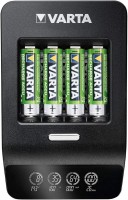 Фото - Зарядка аккумуляторных батареек Varta LCD Ultra Fast Plus Charger + 4xAA 2100 mAh 