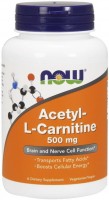 Фото - Сжигатель жира Now Acetyl L-Carnitine 500 mg 200 шт