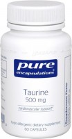 Фото - Аминокислоты Pure Encapsulations Taurine 500 mg 60 cap 