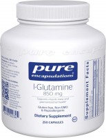 Фото - Аминокислоты Pure Encapsulations L-Glutamine 850 mg 250 cap 