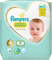 Фото - Подгузники Pampers Premium Protection 4 / 24 pcs 