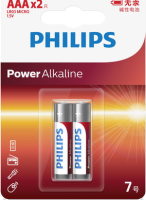 Фото - Аккумулятор / батарейка Philips Power Alkaline  2xAAA
