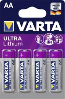 Фото - Аккумулятор / батарейка Varta Ultra Lithium  4xAA
