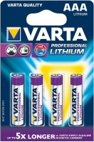 Фото - Аккумулятор / батарейка Varta Professional Lithium 4xAAA 