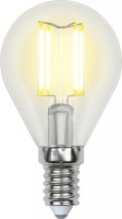 Лампочка Uniel LED-G45-6W/WW/E14/CL GLA01TR 