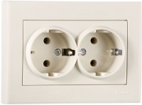 Фото - Розетка Lezard Rain 703-0303-127 бежевый