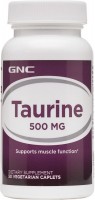 Фото - Аминокислоты GNC Taurine 500 mg 50 tab 
