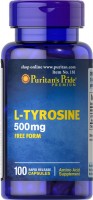 Фото - Аминокислоты Puritans Pride L-Tyrosine 500 mg 100 cap 