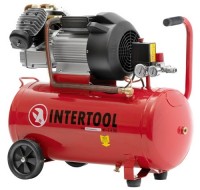 Фото - Компрессор Intertool PT-0008 100 л сеть (230 В)