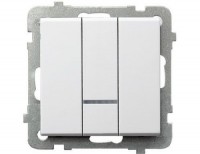 Фото - Выключатель Ospel LP-13RS/m/00