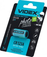 Фото - Аккумулятор / батарейка Videx 1xCR123A 