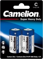 Аккумулятор / батарейка Camelion Super Heavy Duty 2xC Blue 