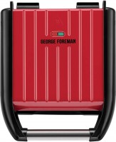 Фото - Электрогриль George Foreman Compact Steel Grill 25030-56 красный